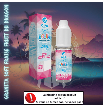 GRANITA SOFT FRAISE FRUIT DE DRAGON 10ML