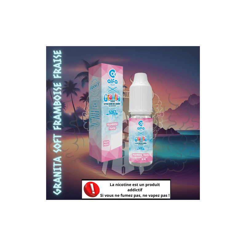 GRANITA SOFT FRAMBOISE FRAISE 10ML