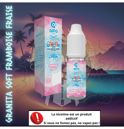 GRANITA SOFT FRAMBOISE FRAISE 10ML