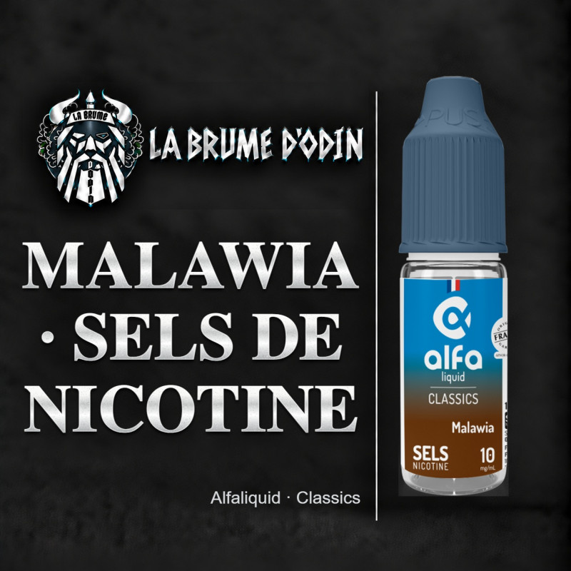 MALAWIA 10ML SELS DE NICOTINE MALAWIA 10ML SELS DE NICOTINE