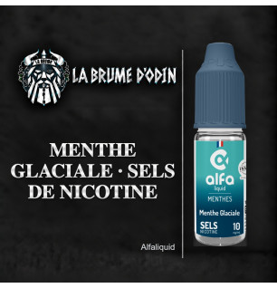 MENTHE GLACIALE 10ML SELS DE NICOTINE